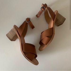 Dolce Vita Tan block heel sandals